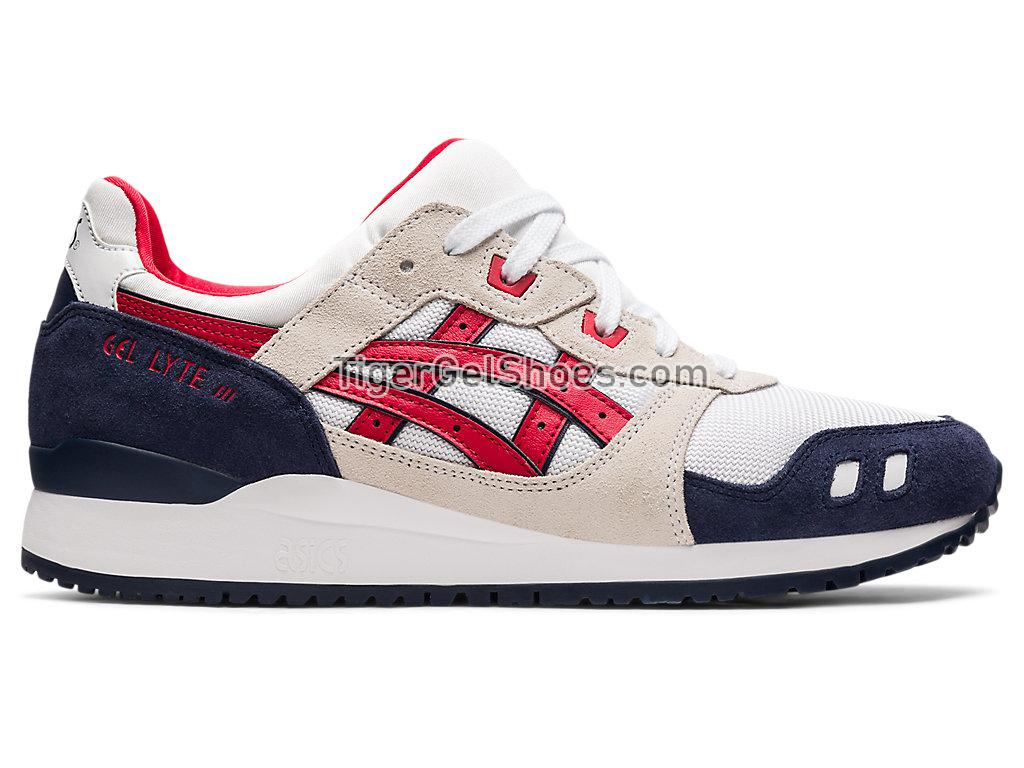 Asics GEL-LYTE III OG White/Classic Red 1203A114-101 GEL Mens Womens Shoes
