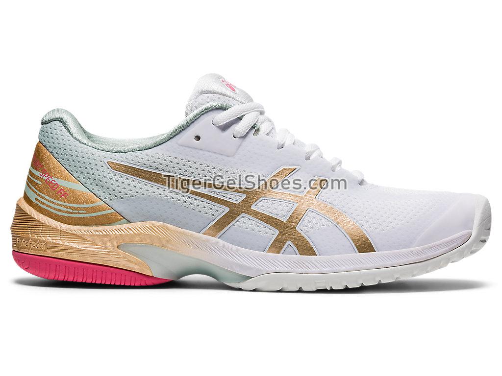 Asics COURT SPEED FF L.E. White/Champagne 1042A145-100 Womens Tennis Shoes