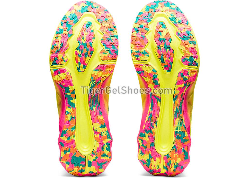 Asics NOVABLAST Hot Pink/Sour Yuzu 1012B089-700 Womens Running Shoes