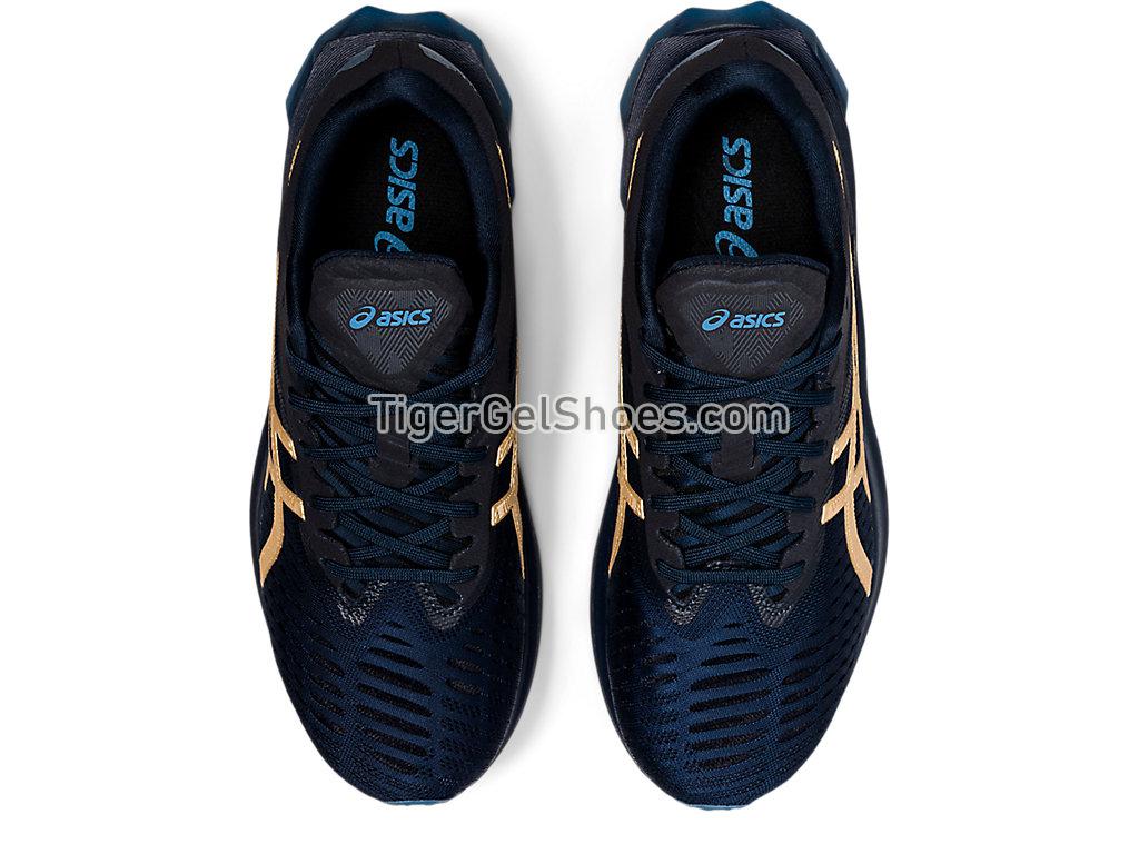 Asics NOVABLAST French Blue/Champagne 1012A584-401 Womens Running Shoes