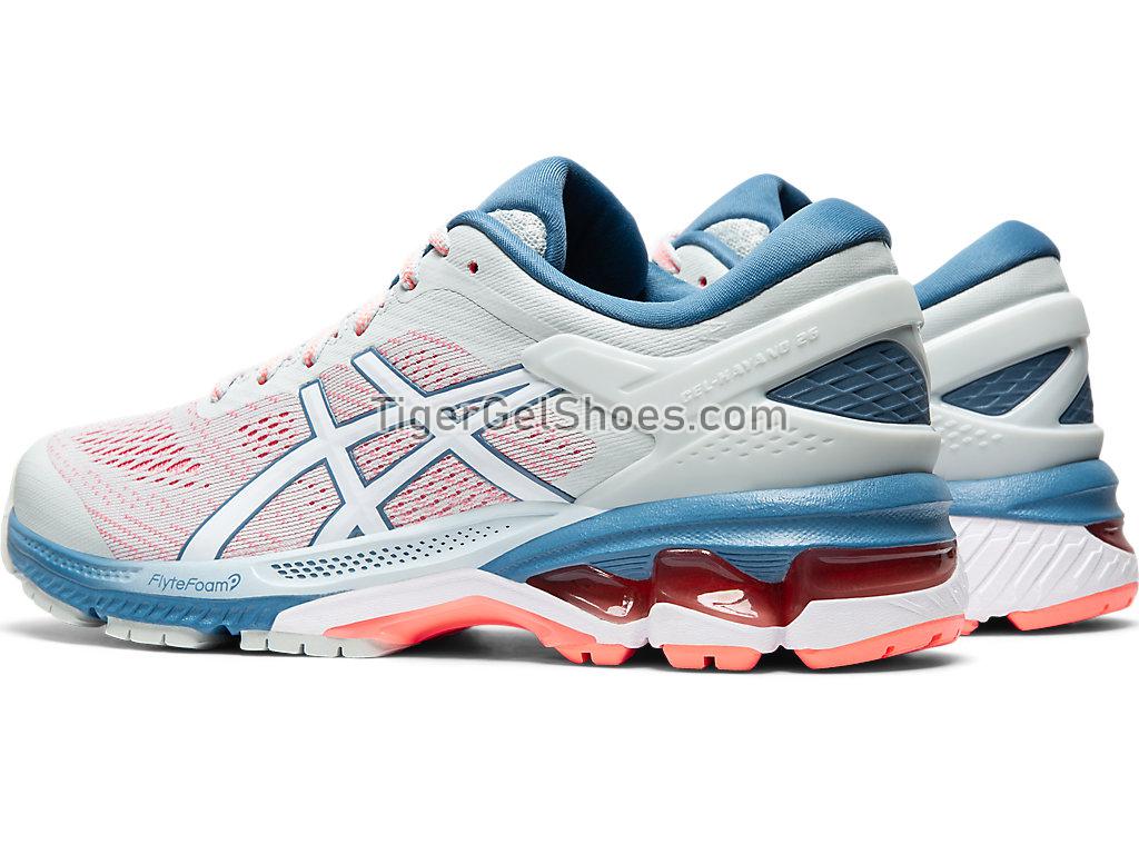 Asics GEL-KAYANO 26 (D) Polar Shade/White 1012A459-021 Womens Running Shoes