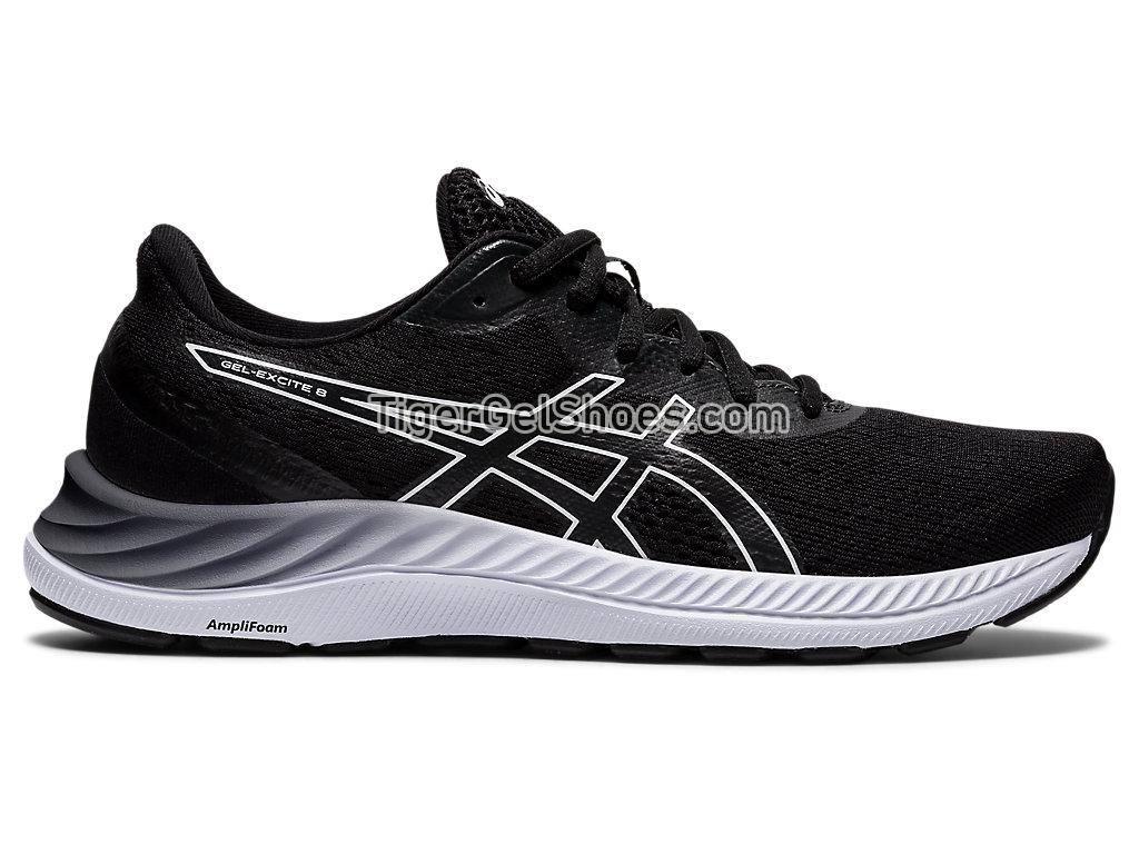 Asics GEL-EXCITE 8 Black/White 1012A916-002 Womens Running Shoes