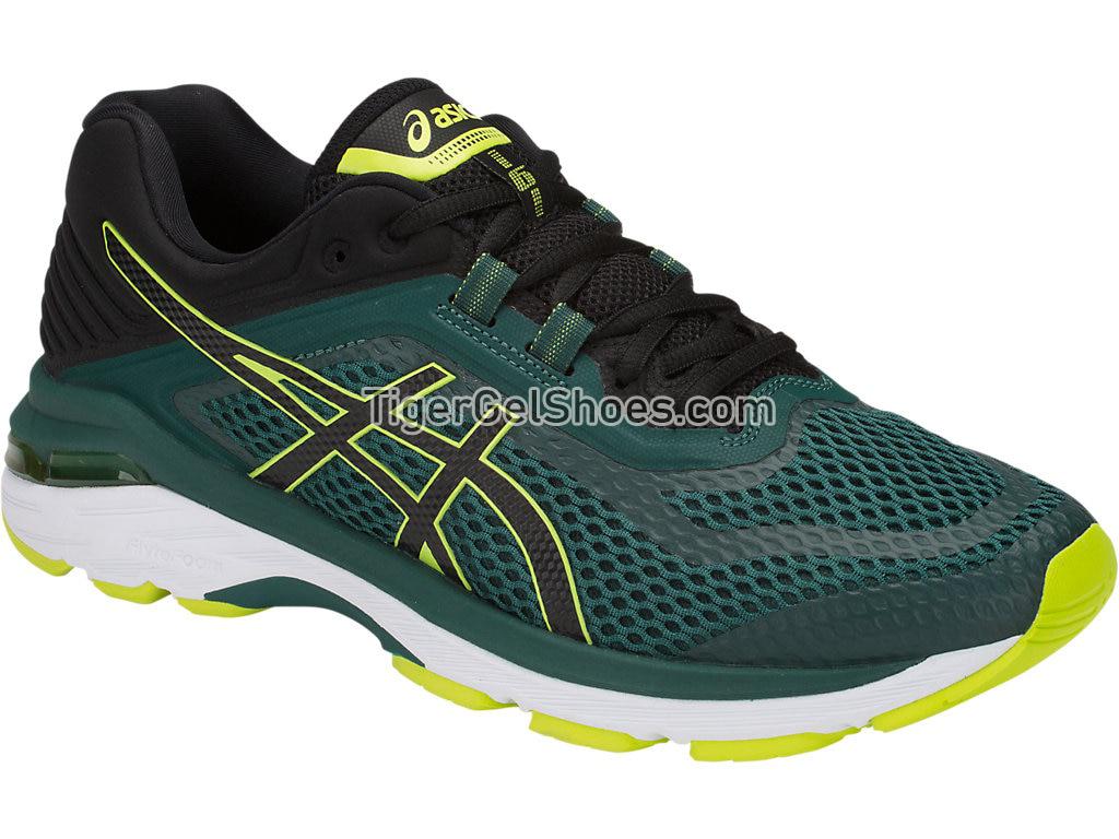 Asics GT-2000 6 Everglade/Black T805N-300 Mens Running Shoes