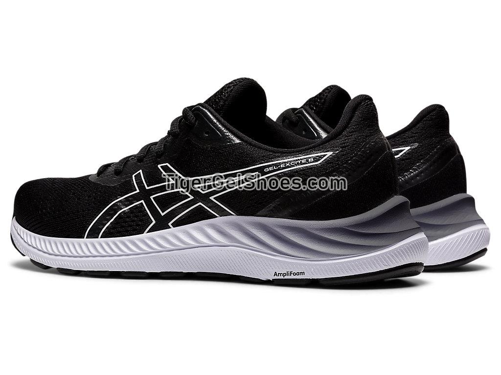 Asics GEL-EXCITE 8 Black/White 1012A916-002 Womens Running Shoes