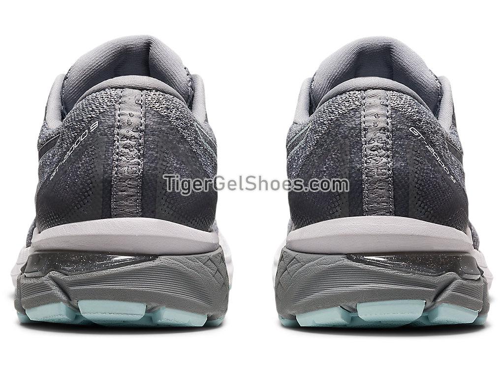 Asics GT-2000 9 KNIT Piedmont Grey/Aqua Angel 1012A867-020 Womens Running Shoes