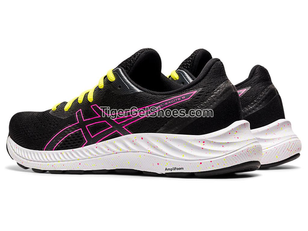 Asics GEL-EXCITE 8 Black/Hot Pink 1012A916-006 Womens Running Shoes
