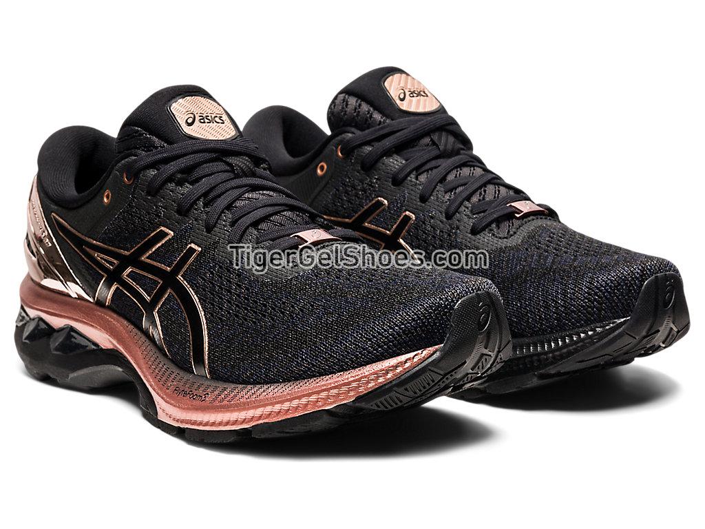 Asics GEL-KAYANO 27 Black/Rose Gold 1012B015-001 Womens Running Shoes