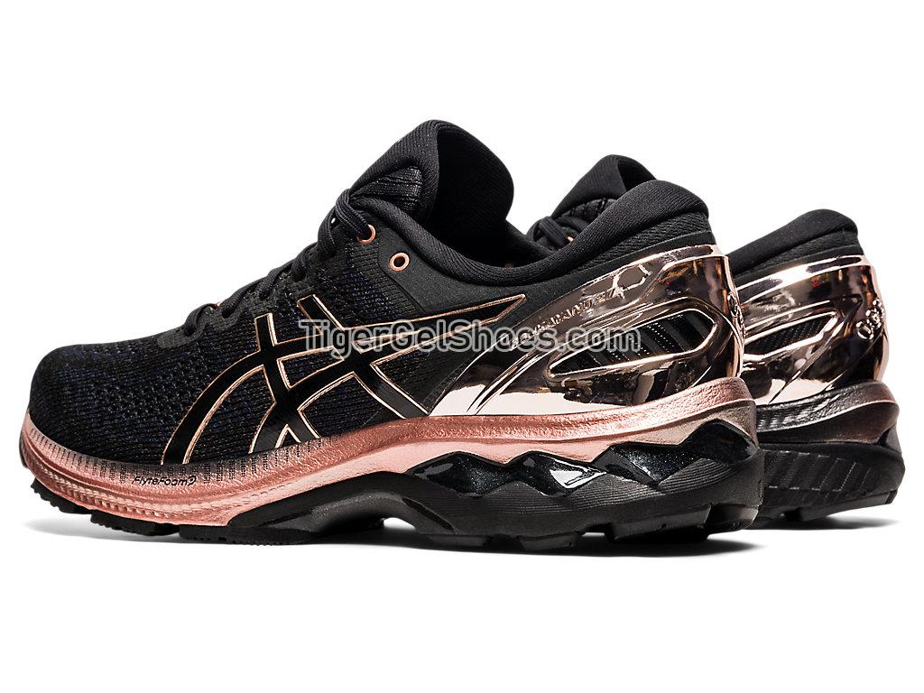 Asics GEL-KAYANO 27 Black/Rose Gold 1012B015-001 Womens Running Shoes