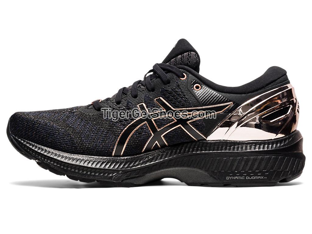 Asics GEL-KAYANO 27 Black/Rose Gold 1012B015-001 Womens Running Shoes