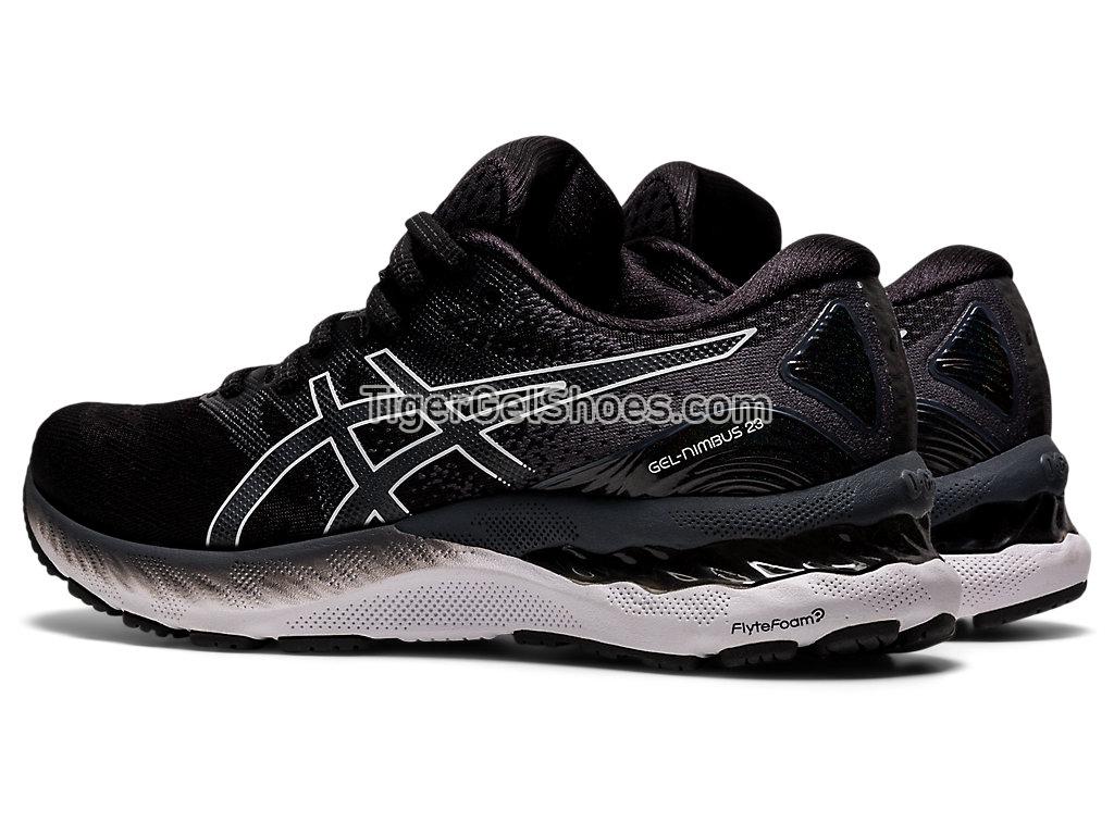 Asics GEL-NIMBUS 23 (D) Black/White 1012A884-001 Womens Running Shoes
