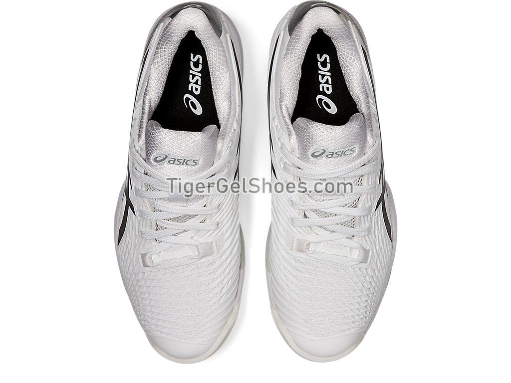 Asics SOLUTION SPEED FF 2 White/Black 1042A136-100 Womens Tennis Shoes
