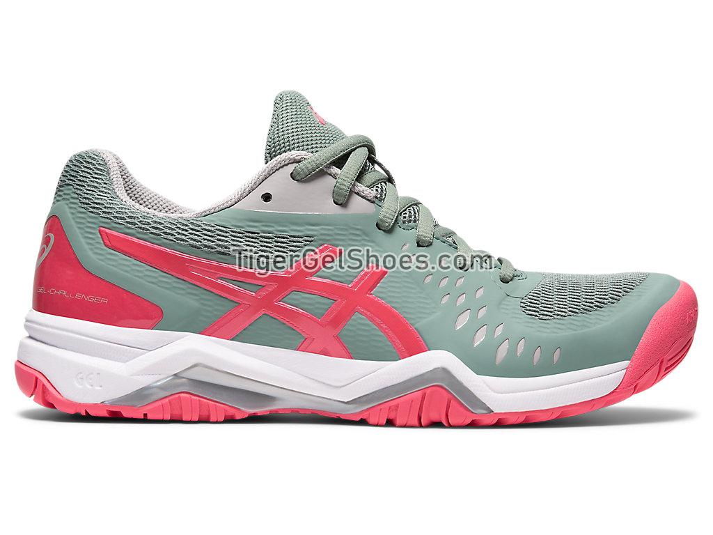 Asics GEL-Challenger 12 Slate Grey/Pink Cameo 1042A041-021 Womens Tennis Shoes