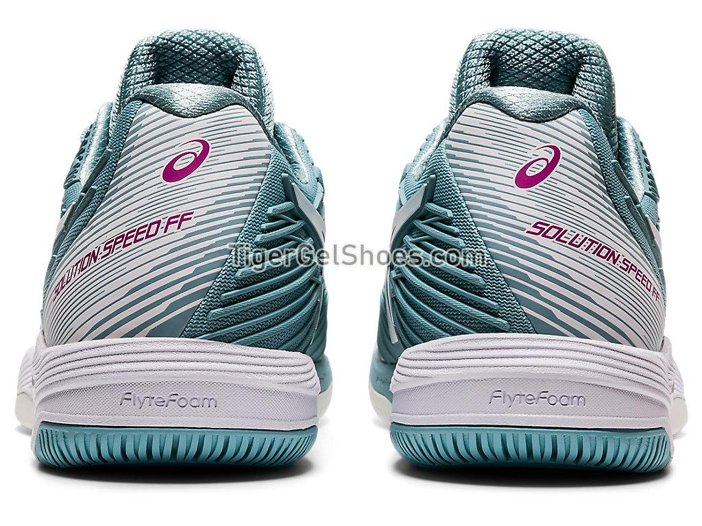 Asics SOLUTION SPEED FF 2 Smoke Blue/White 1042A136-400 Womens Tennis Shoes