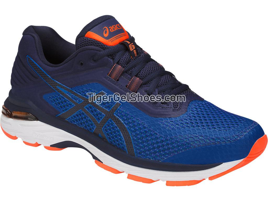Asics GT-2000 6 Imperial/Indigo Blue/Shocking Orange T805N-4549 Mens Running Shoes