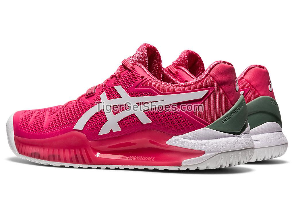 Asics GEL-Resolution 8 Pink Cameo/White 1042A072-702 Womens Tennis Shoes