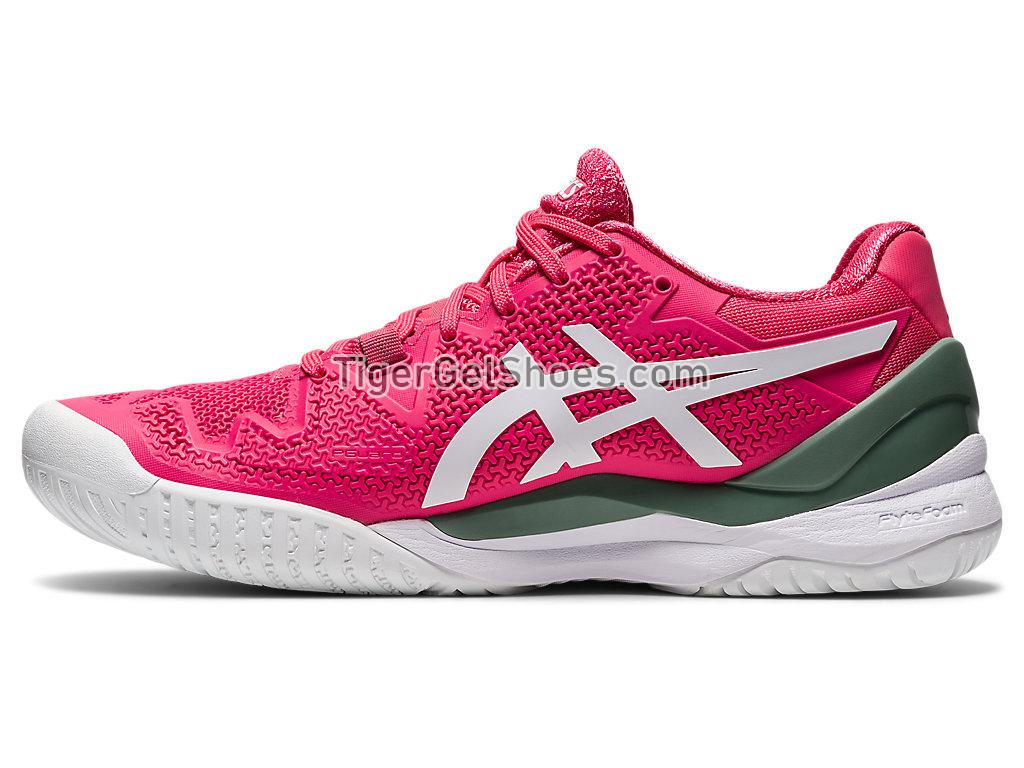 Asics GEL-Resolution 8 Pink Cameo/White 1042A072-702 Womens Tennis Shoes