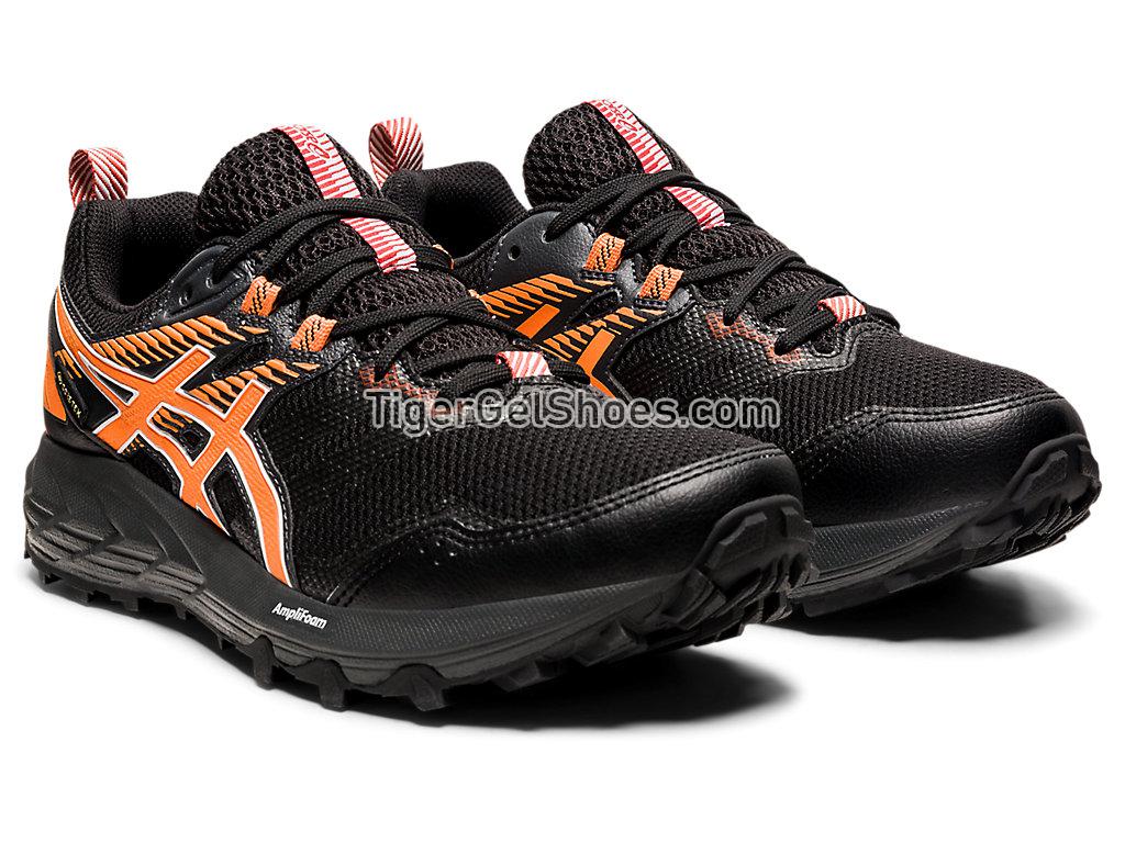 Asics GEL-SONOMA 6 G-TX Black/Sun Peach 1012A921-001 Womens Trail Running Shoes