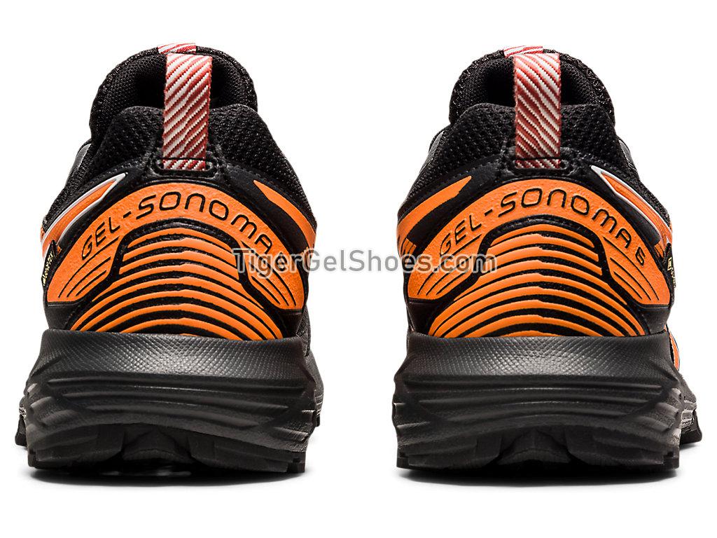 Asics GEL-SONOMA 6 G-TX Black/Sun Peach 1012A921-001 Womens Trail Running Shoes