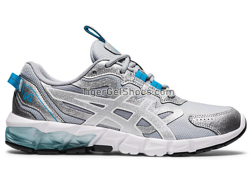 Asics GEL-QUANTUM 90 3 Pure Silver/Aizuri Blue 1202A040-028 GEL Womens Shoes
