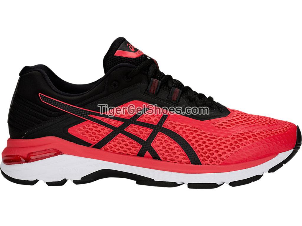 Asics GT-2000 6 Red Alert/Black T805N-600 Mens Running Shoes