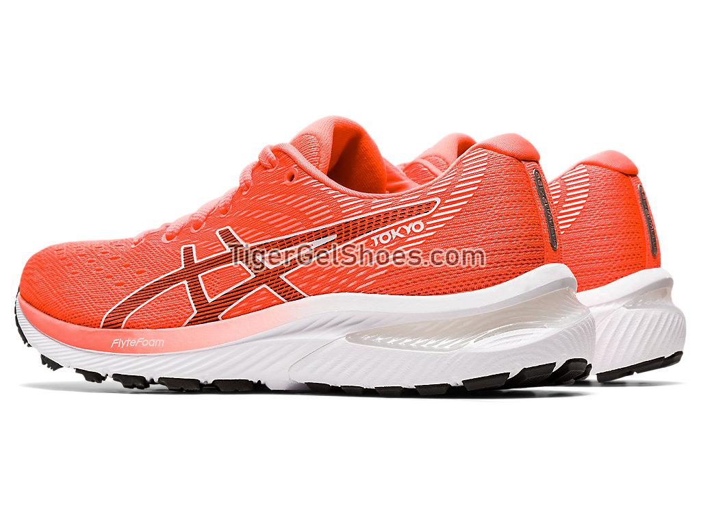 Asics GEL-CUMULUS 22 Sunrise Red/Black 1012A949-600 Womens Running Shoes