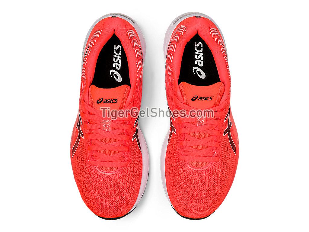 Asics GEL-CUMULUS 22 Sunrise Red/Black 1012A949-600 Womens Running Shoes