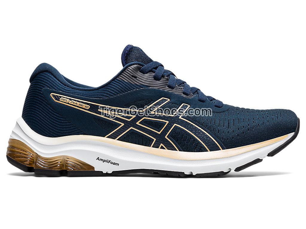 Asics GEL-PULSE 12 French Blue/Champagne 1012A724-403 Womens Running Shoes