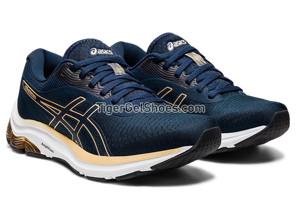 Asics GEL-PULSE 12 French Blue/Champagne 1012A724-403 Womens Running Shoes
