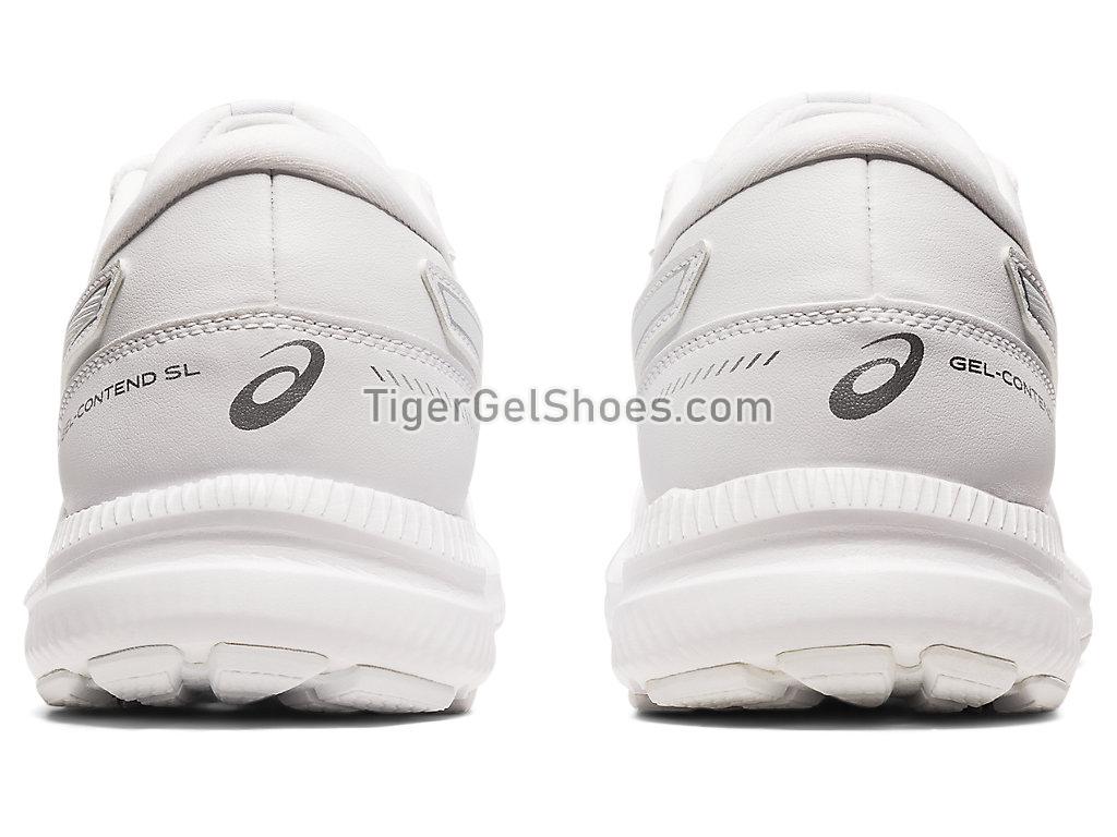 Asics GEL-CONTEND WALKER White/White 1132A057-100 Womens Running Shoes