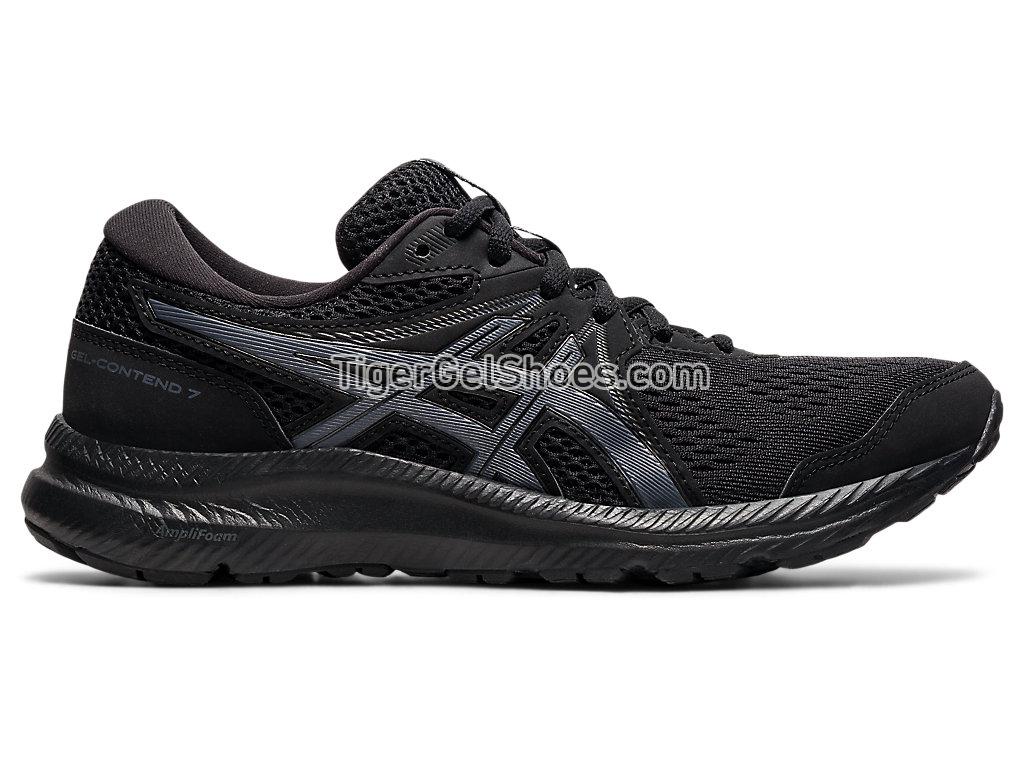 Asics GEL-CONTEND 7 (D) Black/Carrier Grey 1012A910-001 Womens Running Shoes