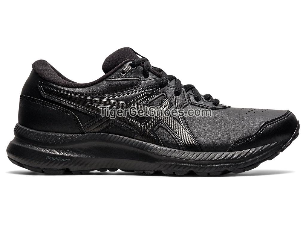 Asics GEL-CONTEND WALKER Black/Black 1132A057-001 Womens Running Shoes