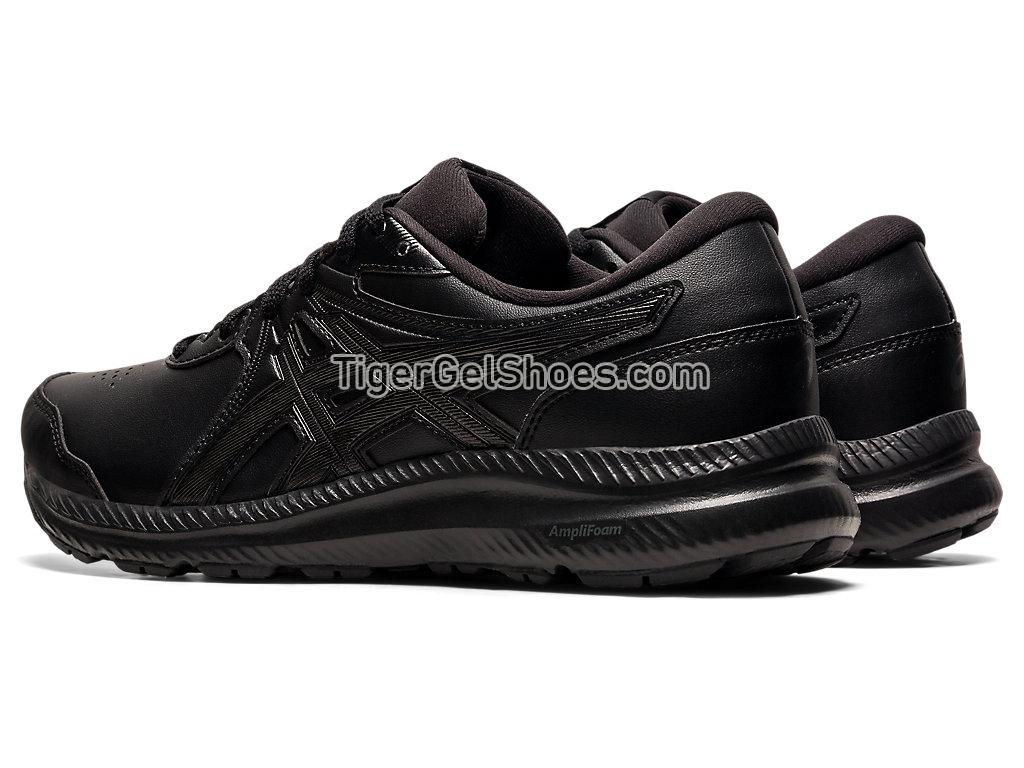 Asics GEL-CONTEND WALKER Black/Black 1132A057-001 Womens Running Shoes