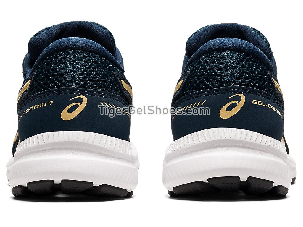 Asics GEL-CONTEND 7 French Blue/Champagne 1012A911-401 Womens Running Shoes