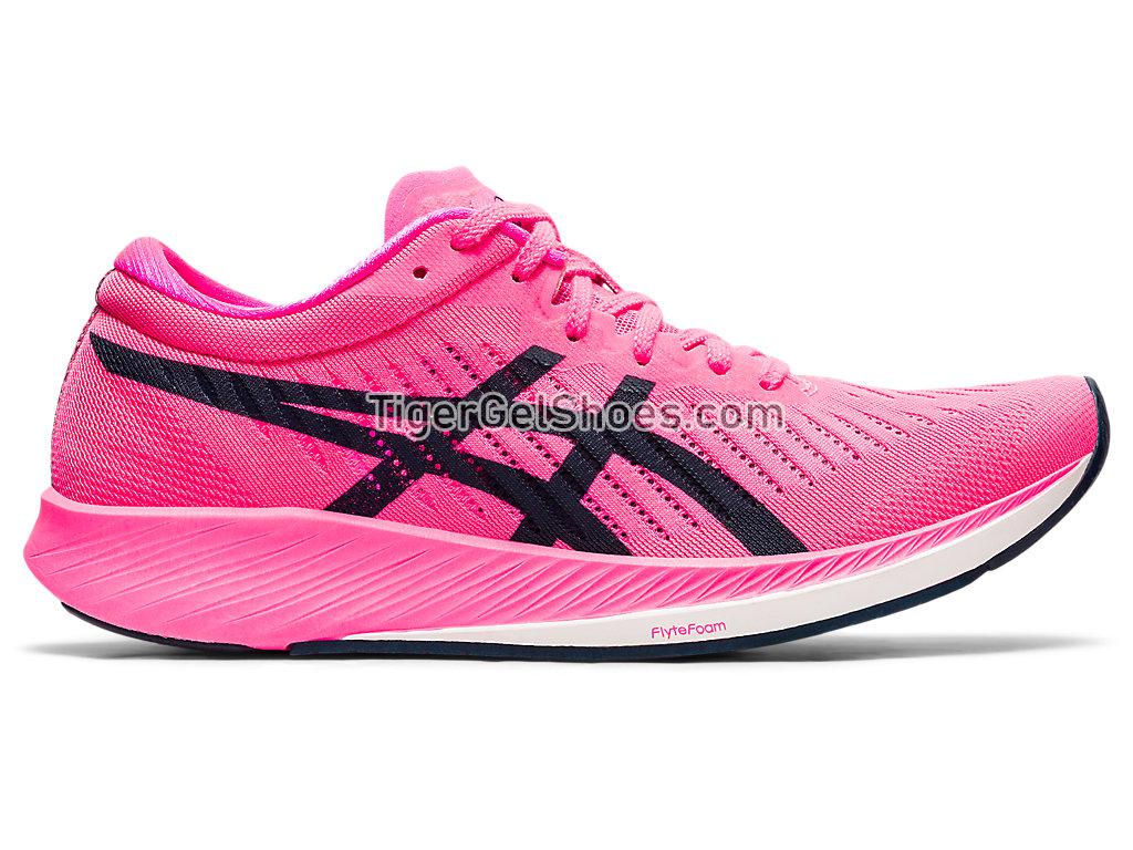 Asics METARACER Hot Pink/French Blue 1012A580-700 Womens Running Shoes