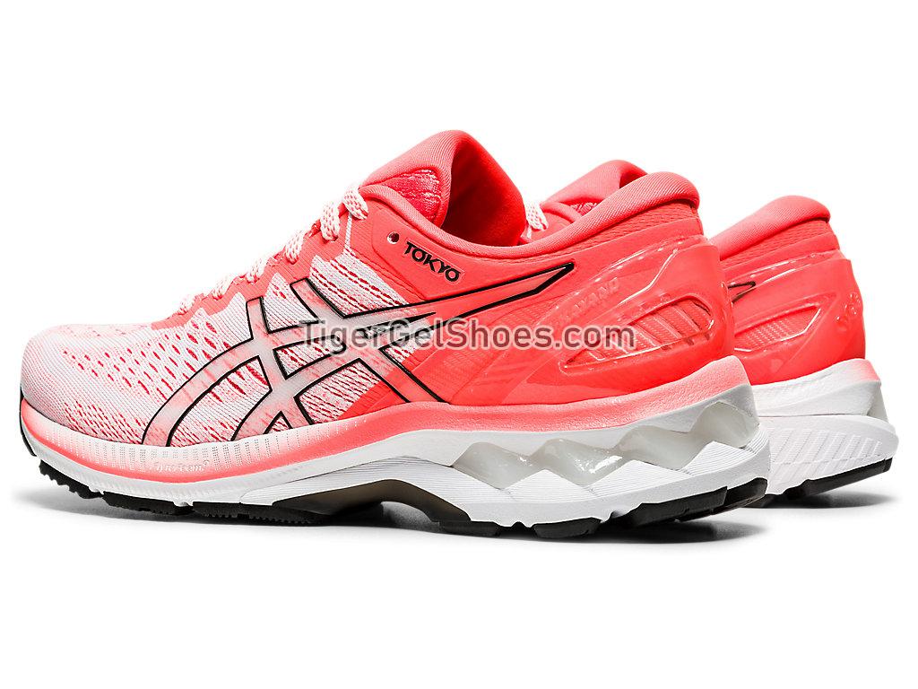 Asics GEL-KAYANO 27 TOKYO White/Sunrise Red 1012A948-100 Womens Running Shoes