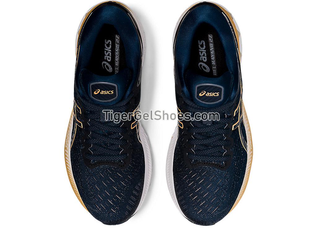 Asics GEL-KAYANO 27 French Blue/Champagne 1012A649-402 Womens Running Shoes
