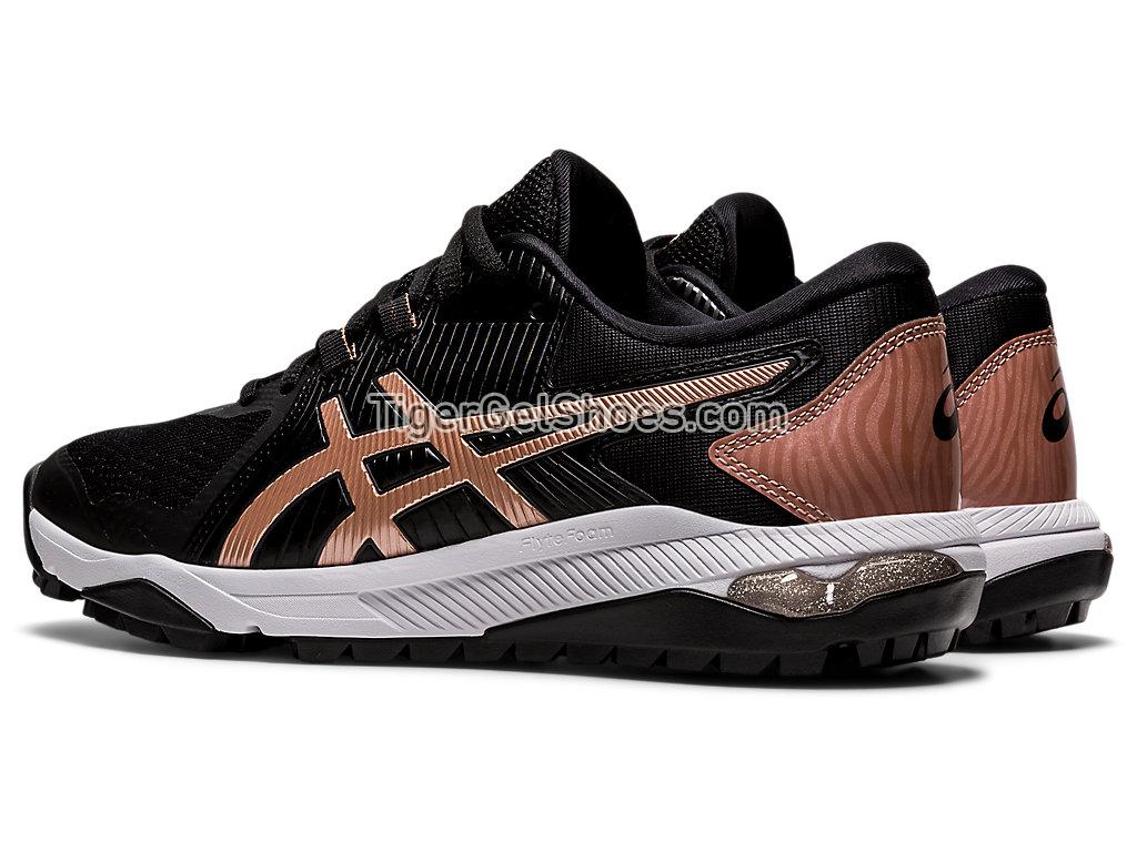 Asics GEL-COURSE GLIDE Black/Rose Gold 1112A017-001 Womens Golf Shoes
