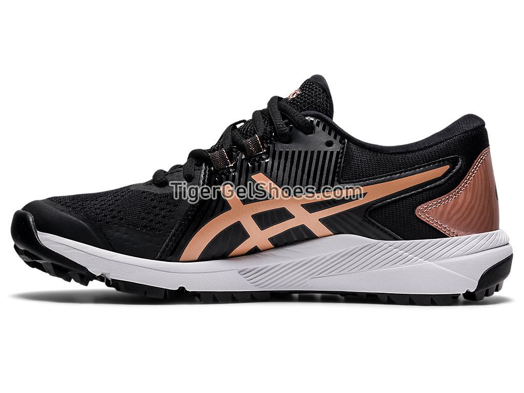 Asics GEL-COURSE GLIDE Black/Rose Gold 1112A017-001 Womens Golf Shoes