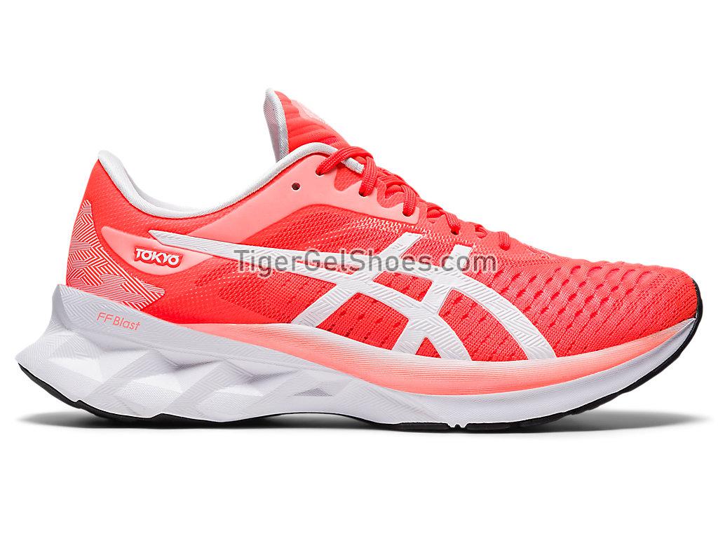 Asics NOVABLAST Sunrise Red/Black 1012A941-600 Womens Running Shoes