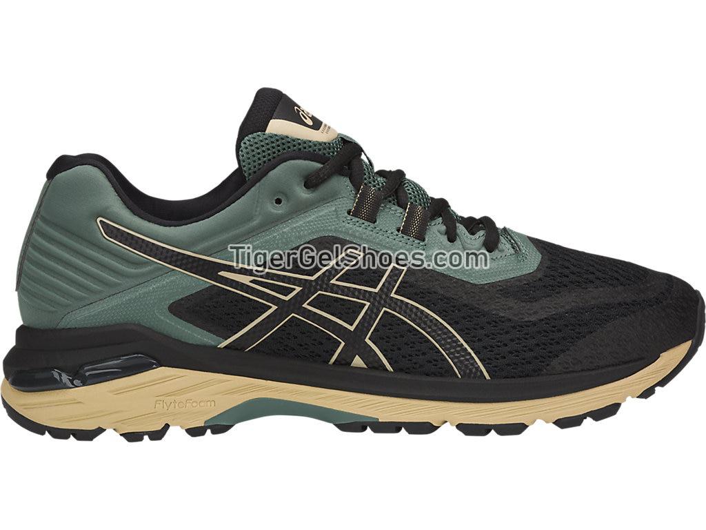 Asics GT-2000 6 Trail Black/Black/Dark Forest T8A2N-9090 Mens Trail Running Shoes
