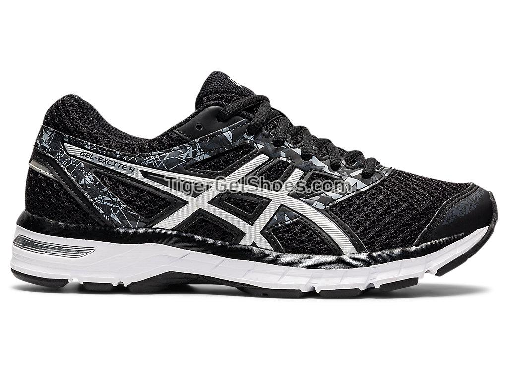 Asics GEL-Excite 4 Black/Black/Silver T6E8N-9090 Womens Running Shoes