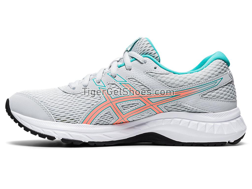 Asics GEL-CONTEND 6 Polar Shade/Sun Coral 1012A570-023 Womens Running Shoes