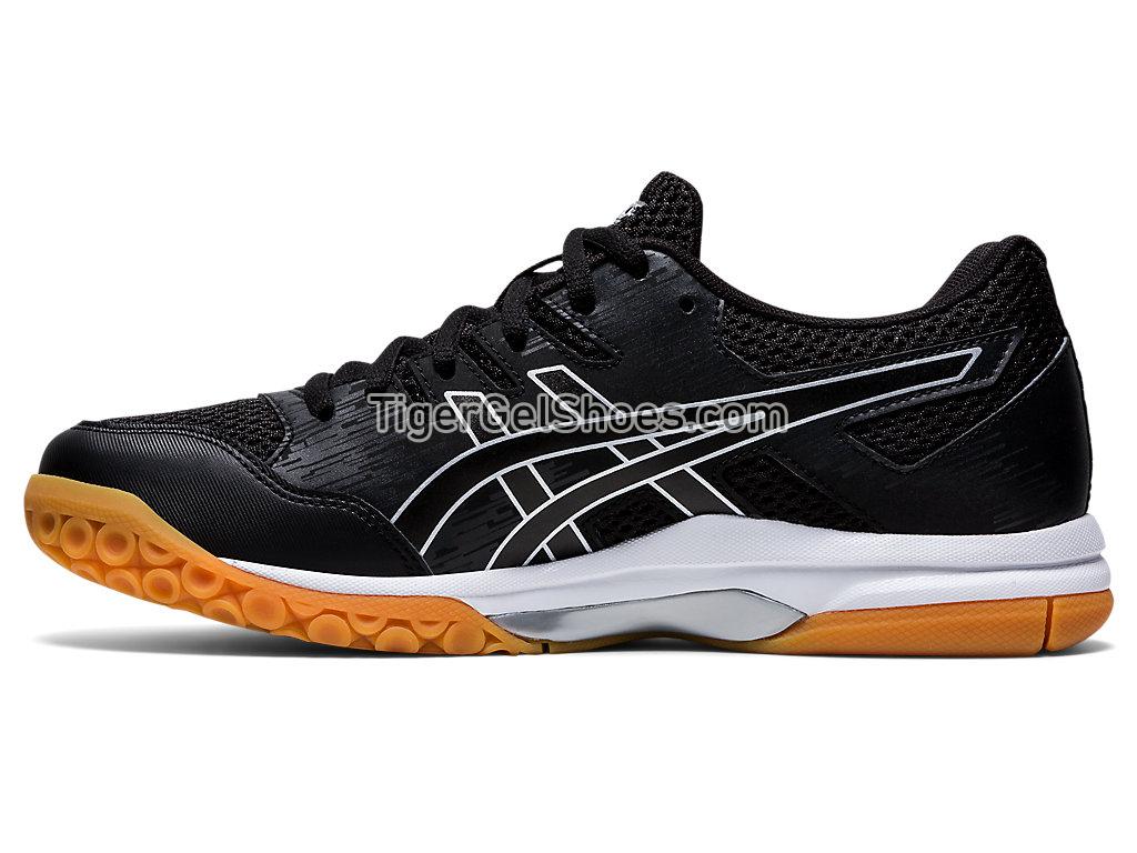Asics GEL-FURTHERUP Black/Black 1072A063-001 Womens Volleyball Shoes
