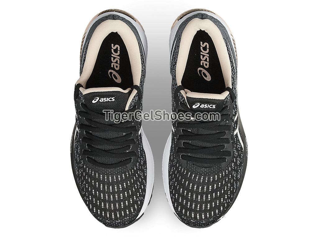 Asics GEL-CUMULUS 22 KNIT Black/White 1012A739-001 Womens Running Shoes