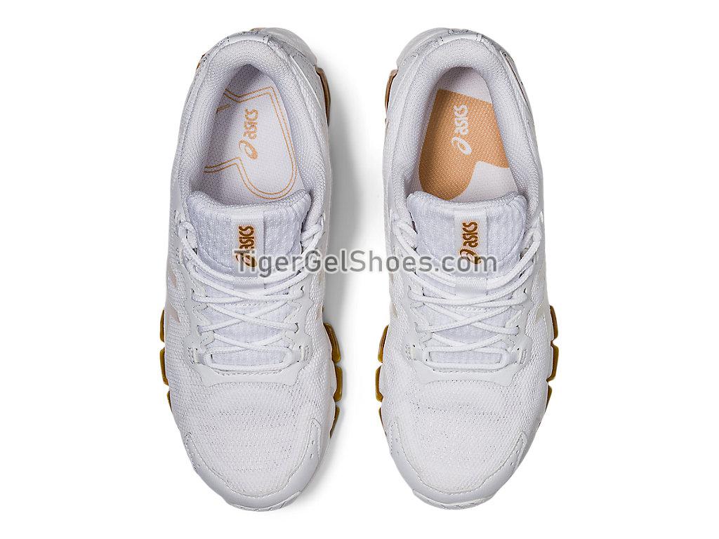 Asics GEL-QUANTUM 360 6 White/Pure Gold 1202A016-100 GEL Womens Shoes