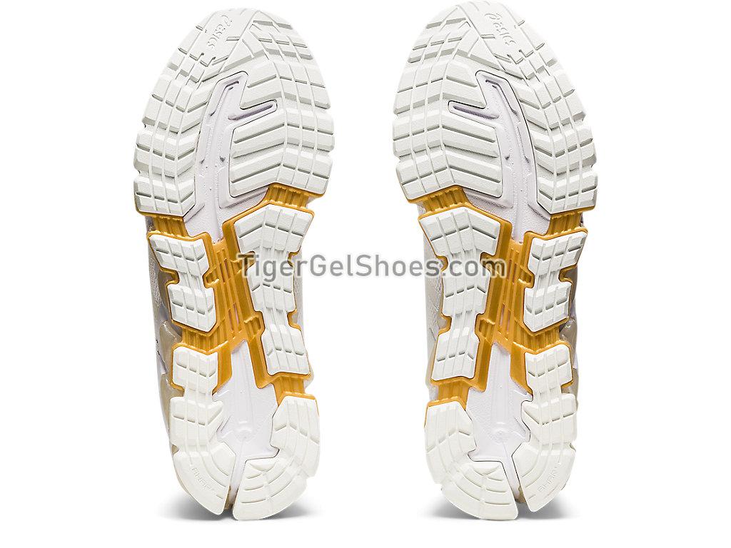 Asics GEL-QUANTUM 360 6 White/Pure Gold 1202A016-100 GEL Womens Shoes