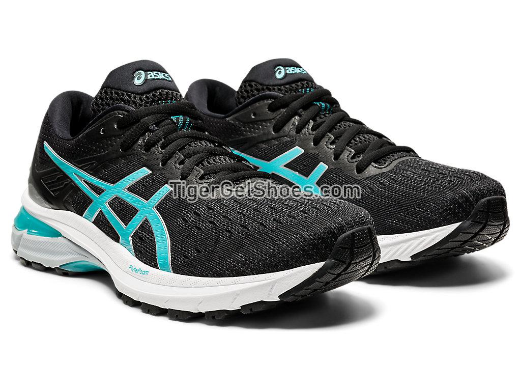 Asics GT-2000 9 Black/Techno Cyan 1012A859-003 Womens Running Shoes