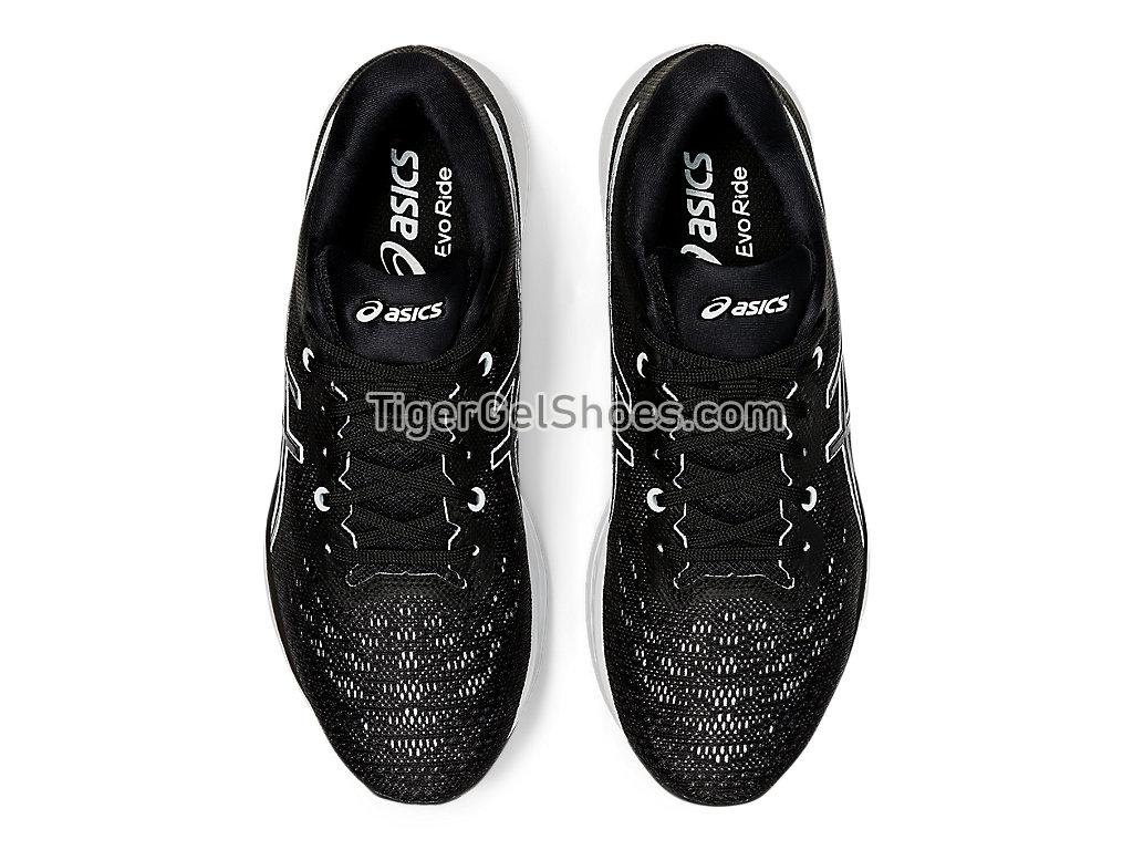 Asics EVORIDE Black/White 1012A677-001 Womens Running Shoes