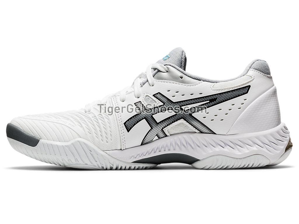 Asics NETBURNER BALLISTIC FF 2 White/Black 1052A033-100 Womens Volleyball Shoes