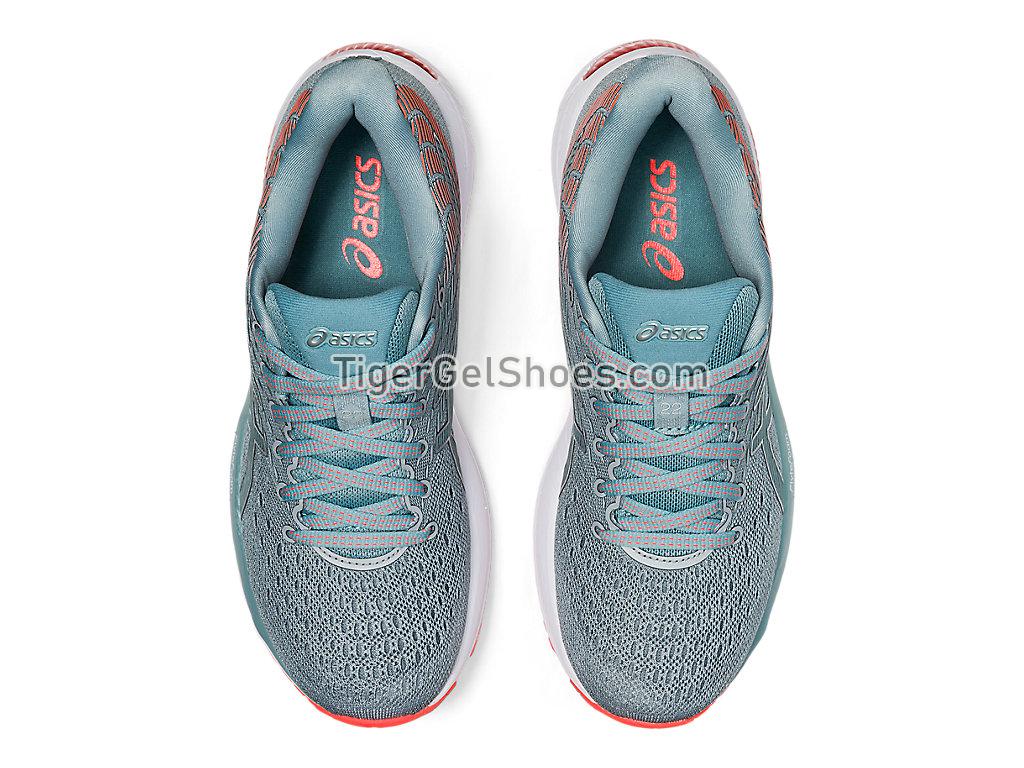 Asics GEL-CUMULUS 22 (D) Piedmont Grey/Light Steel 1012A738-020 Womens Running Shoes